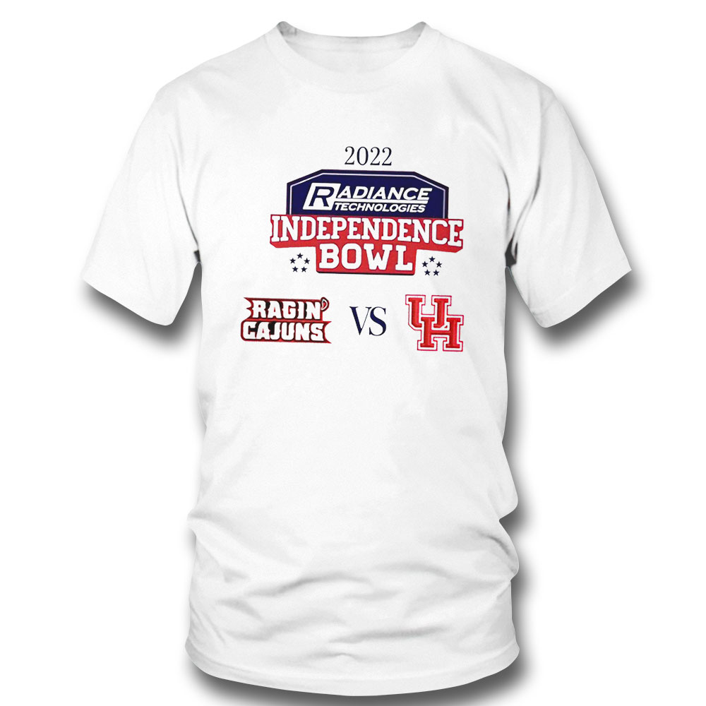 Louisiana Ragin Cajuns Vs Houston Cougars Football 2022 Independence Bowl Logo Shirt Hoodie