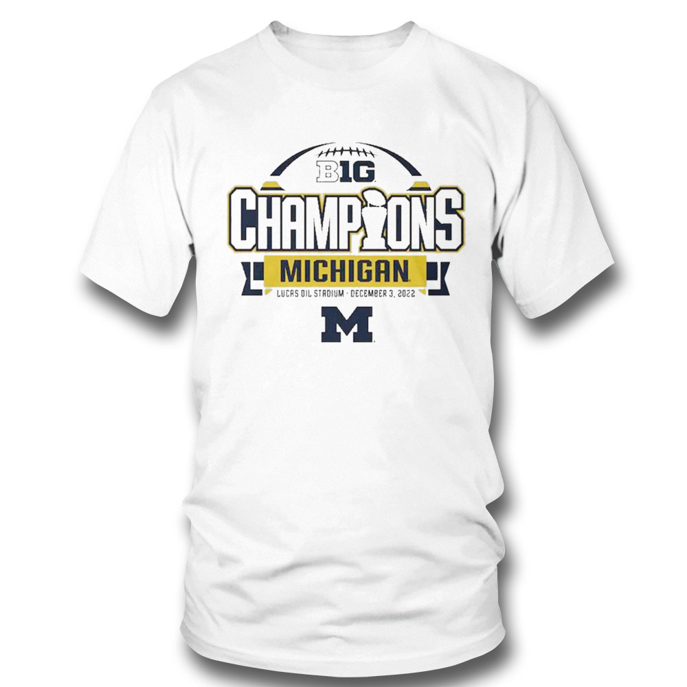 Michigan Wolverines 2022 Big Ten Champions December 3 Shirt Hoodie