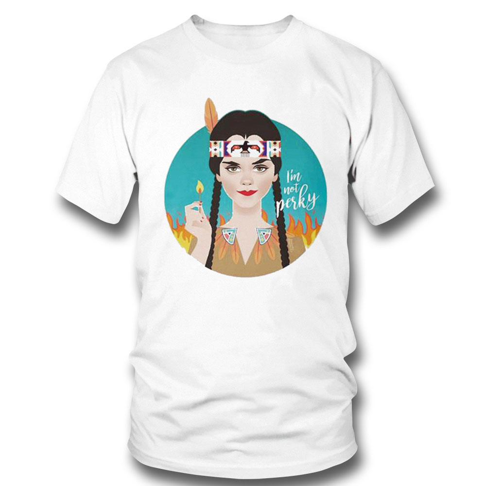 Perky Fire Wednesday Addams Art Shirt Hoodie