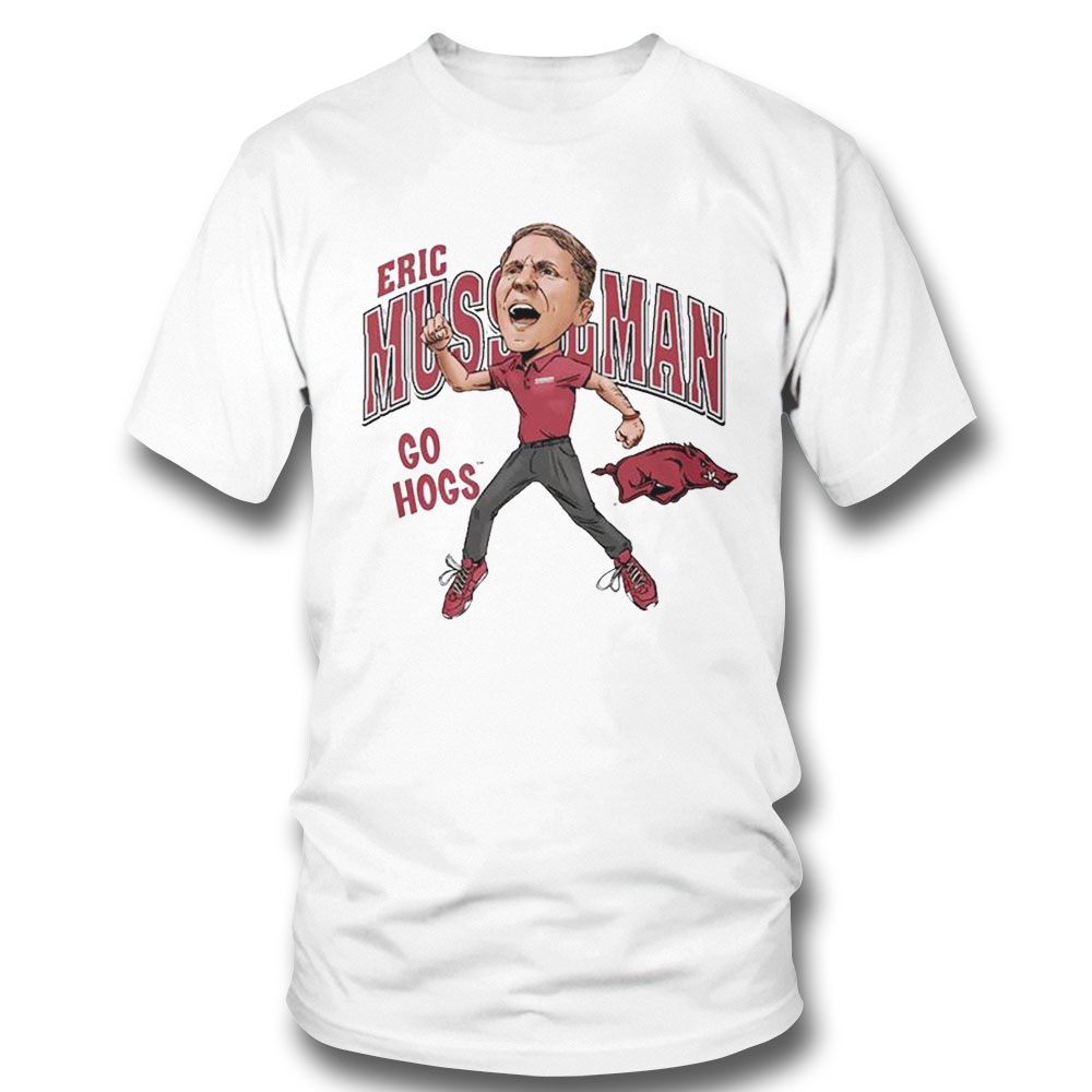 Razorback Go Hogs Eric Musselman Caricature Shirt Hoodie Razorback Go Hogs Eric Musselman Caricature Shirt Hoodie