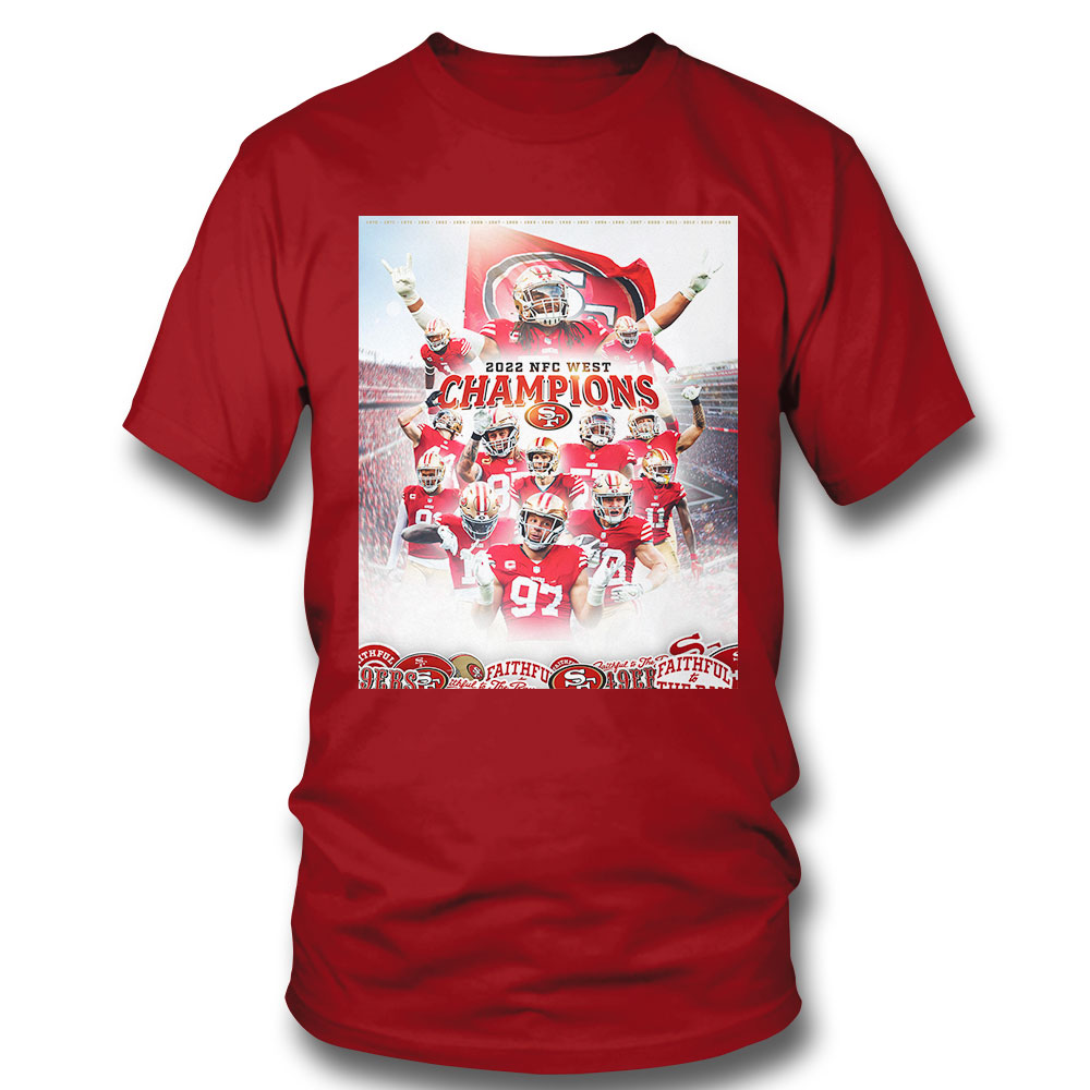 San Francisco 49ers 2022 Nfc West Champions Shirt Hoodie