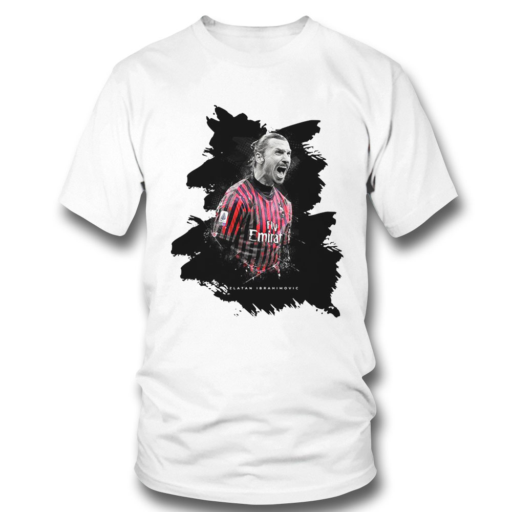 Soccer Player Zlatan Ibrahimovic Ac Milan Shirt Hoodie