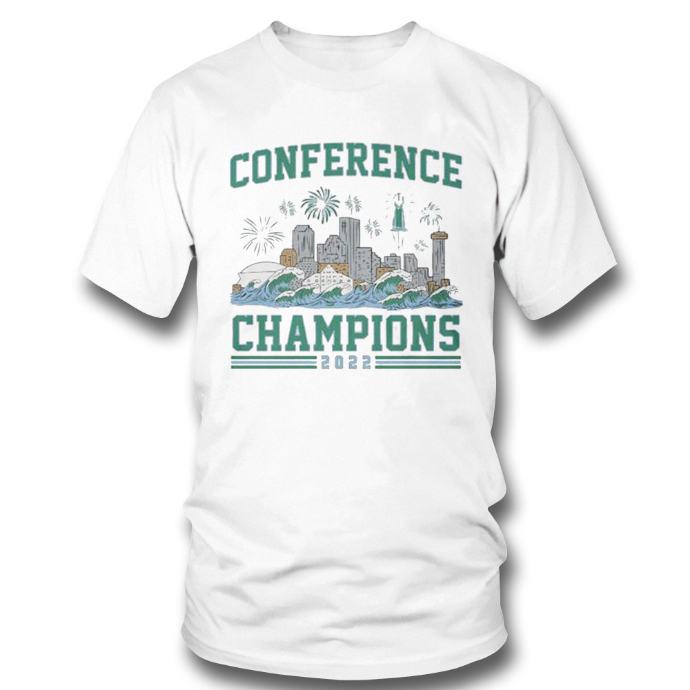 Tulane Green Wave 2022 Conference Champions Skyline Shirt Hoodie