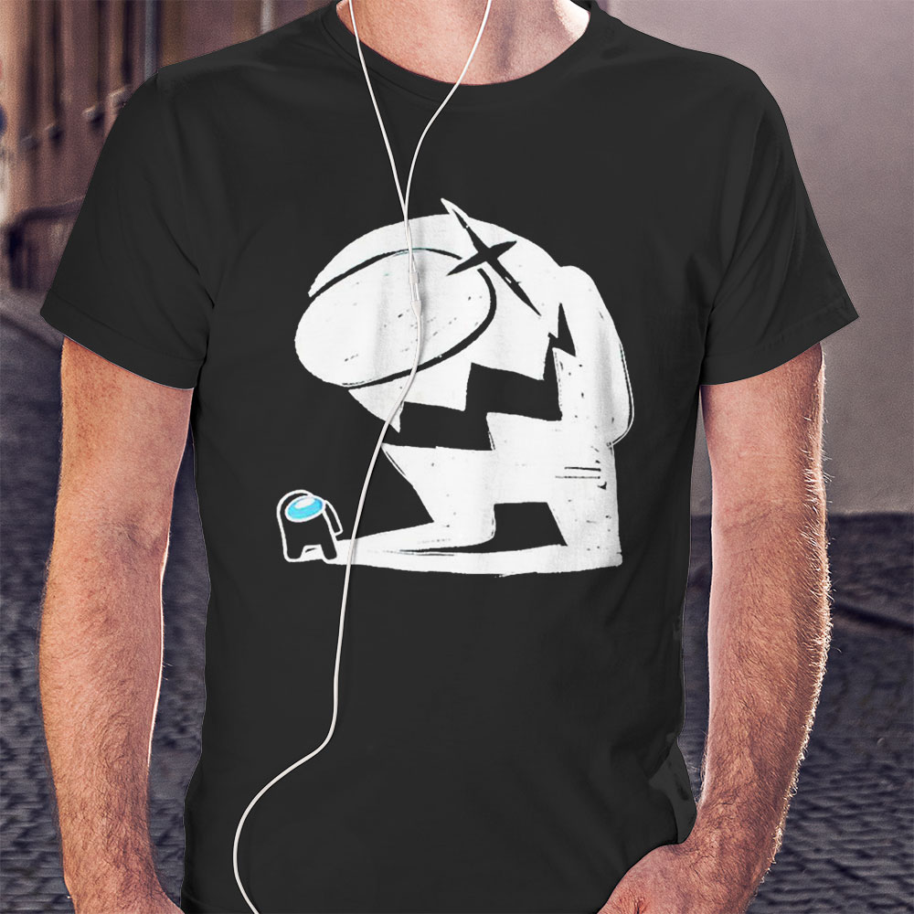 Among Us Impostor Red Shadow Adult Shirt Hoodie