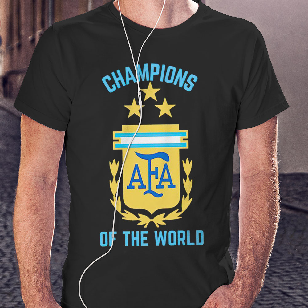 Argentina Champions Of The World Shirt Hoodie