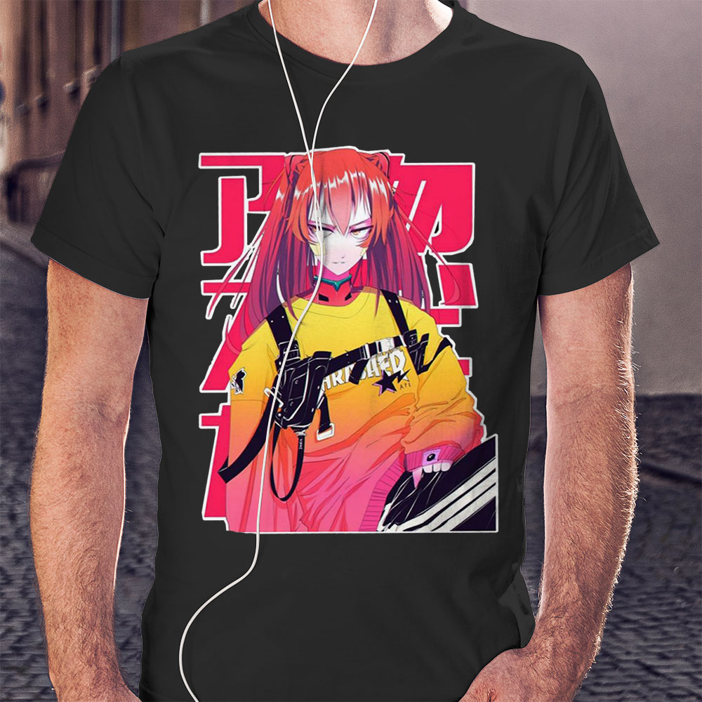 Asuka Langley Evangelion Collection The Cool Girl Shirt