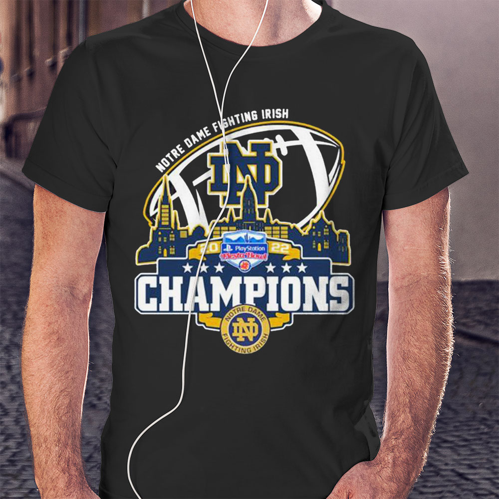 Champion Notre Dame Fighting Irish Logo Playstation City 2022 Shirt