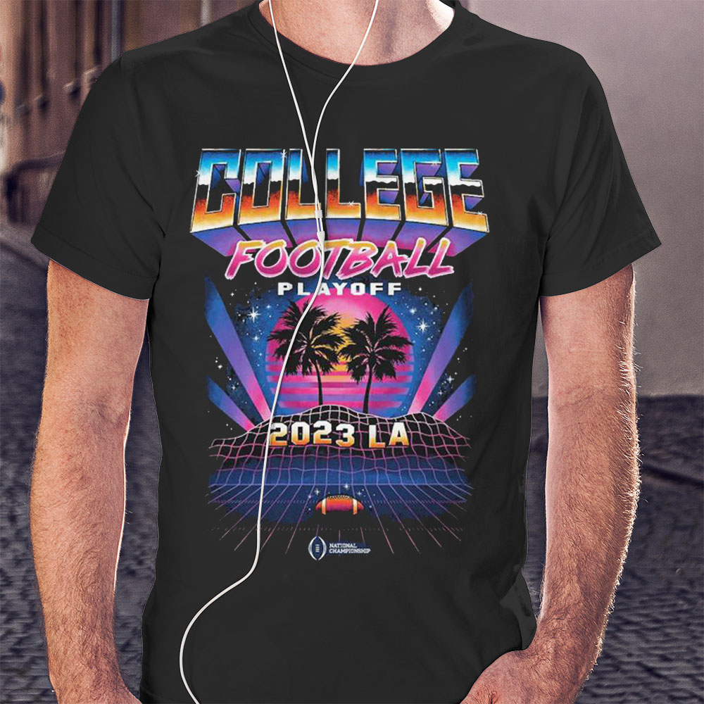 College Football Playoff 2023 National Championship Game Neon Shirt