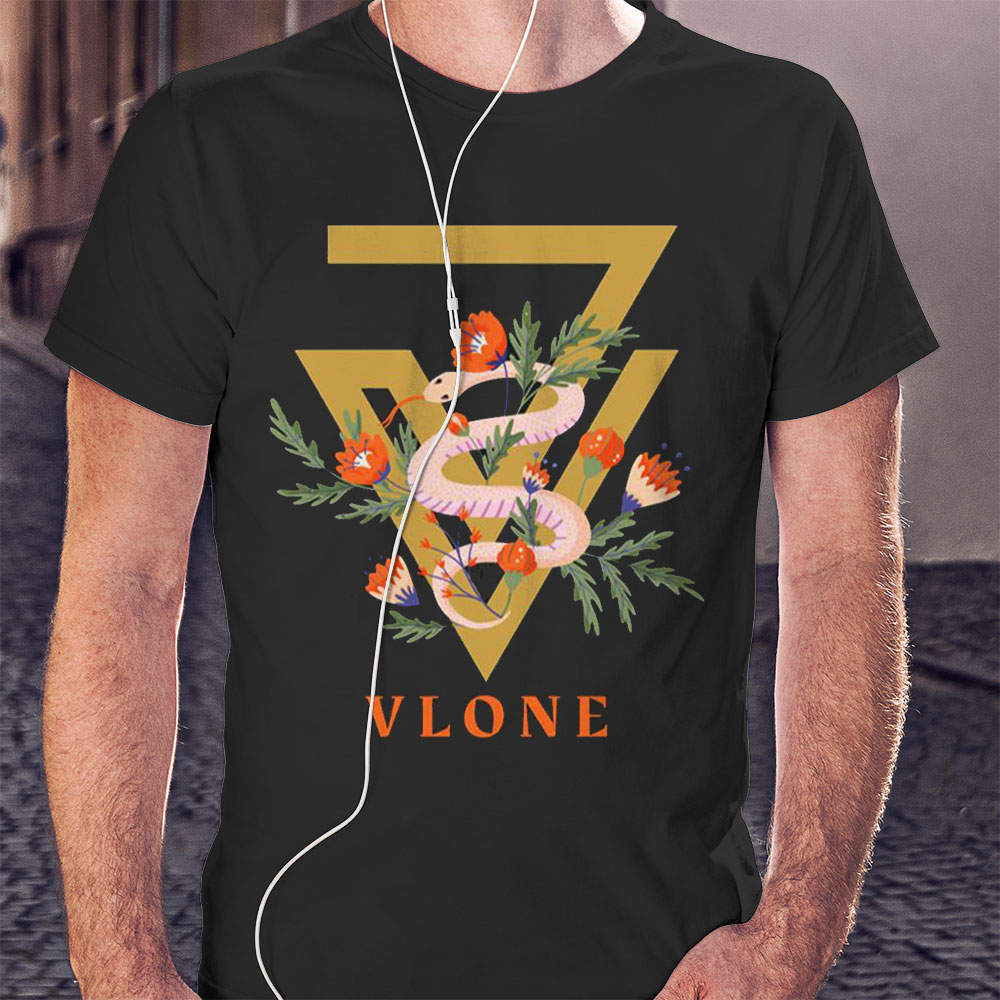 Flowers And Snake Vlone Shirt Hoodie
