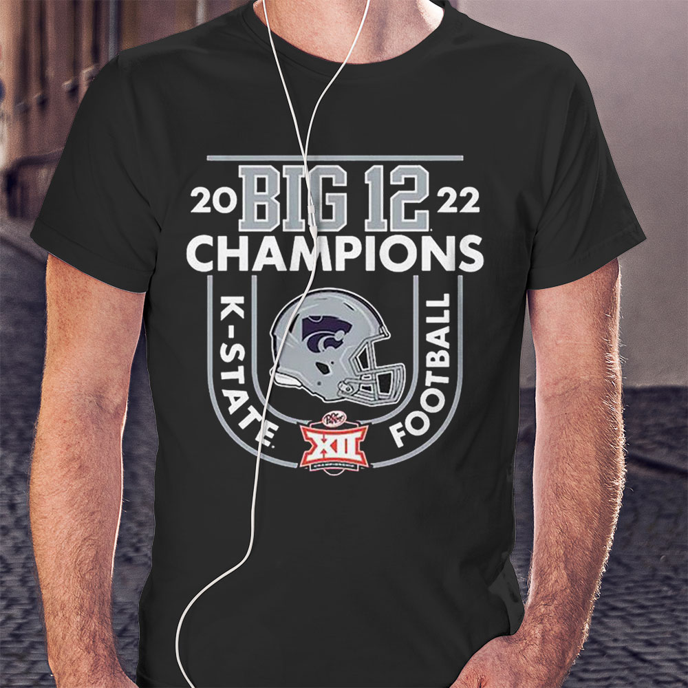 K State Wildcats 2022 Champions Big 12 Football Shirt