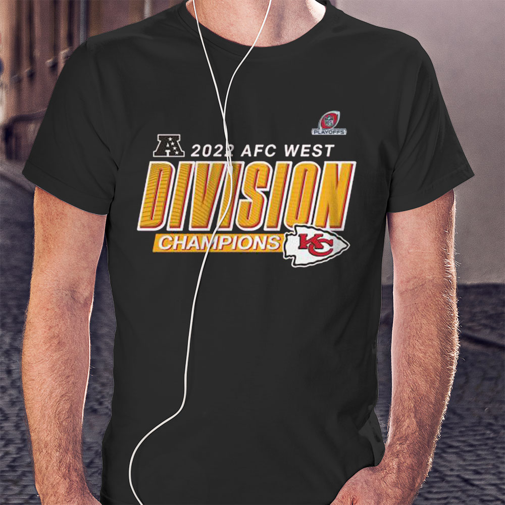 Kansas City Chiefs 2022 Afc West Division Champions Big Tall Divide Conquer Shirt Hoodie