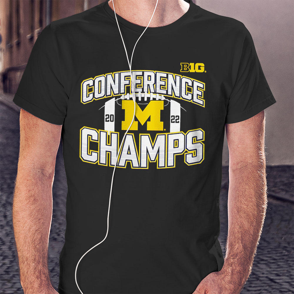 Michigan Wolverines 2022 Big 10 Football Conference Champs Shirt