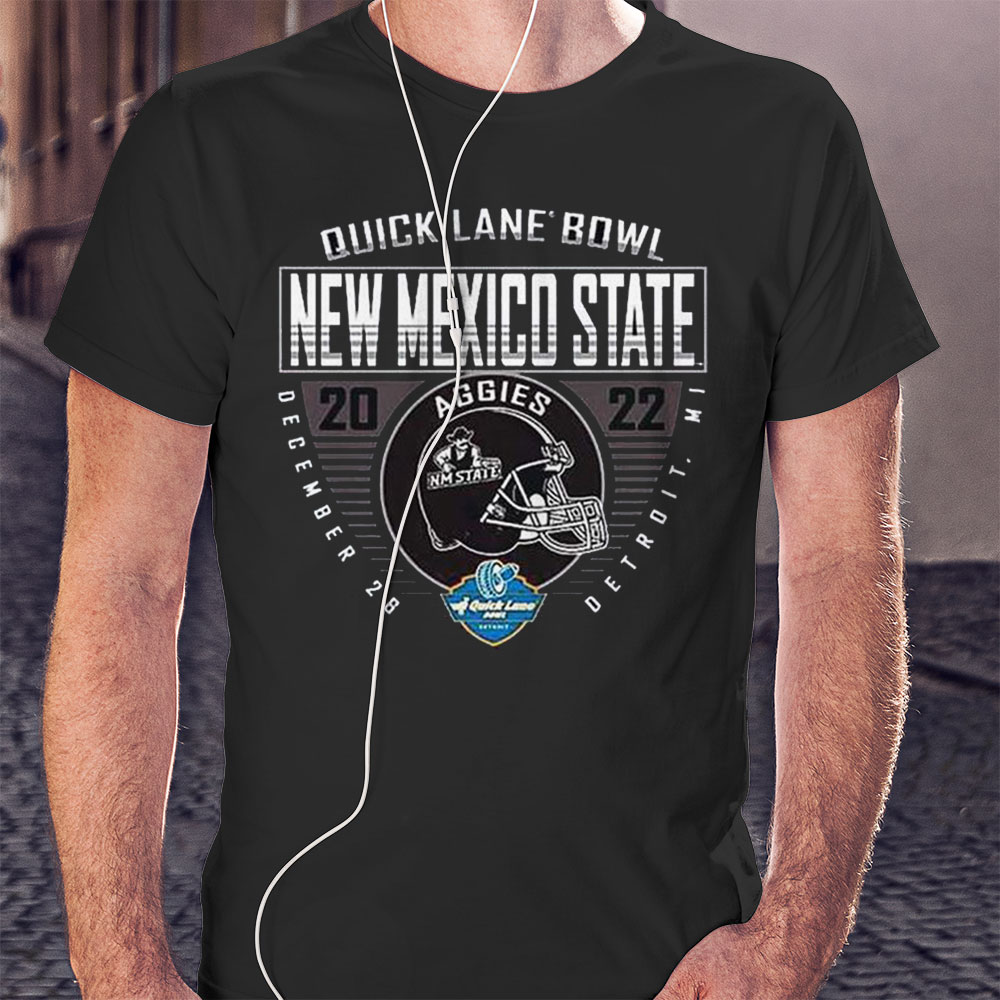 New Mexico State University Football 2022 Quick Lane Bowl Bound Shirt Hoodie