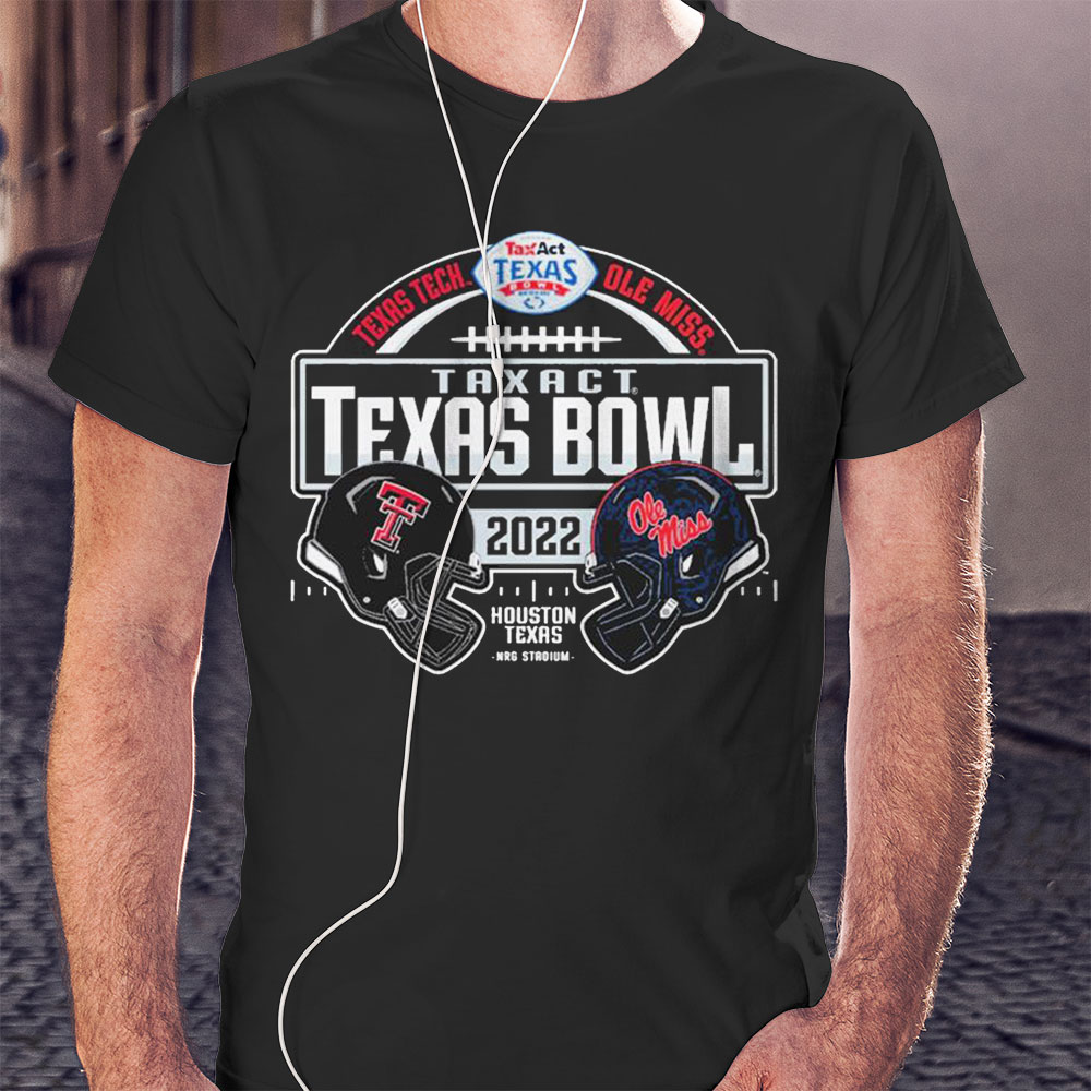 Ole Miss Rebels Vs Texas Tech Red Raiders 2022 Texas Bowl Match Up Shirt