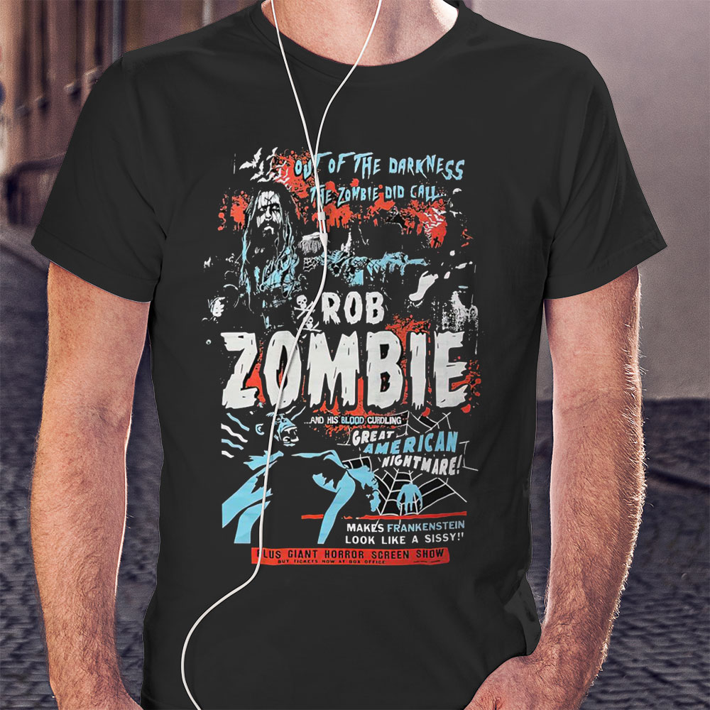 Out Of The Darkness The Zombie Did Call Rob Zombie Great American Nightmare Shirt Hoodie