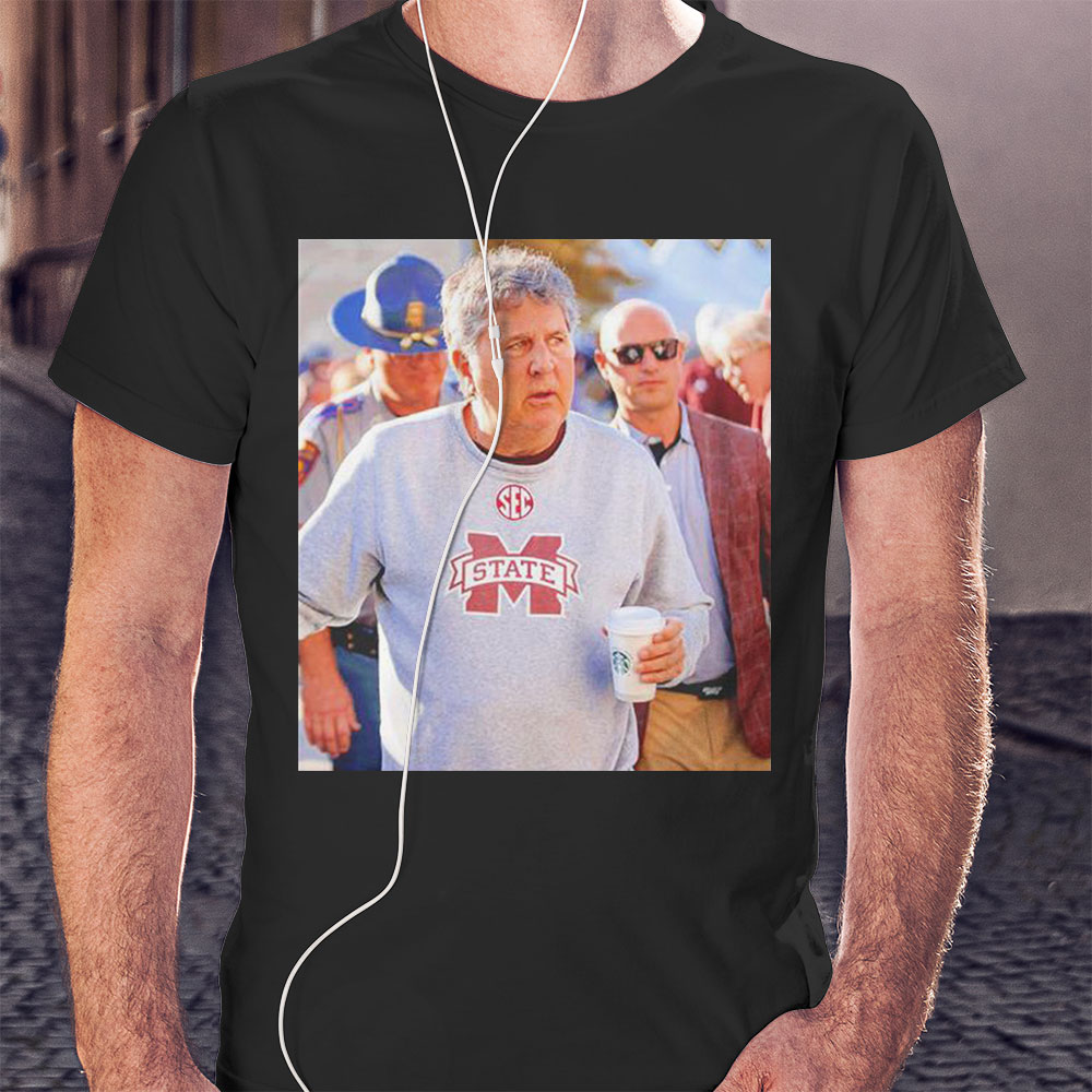 Rip Mike Leach Sec Mississippi State Football Logo Shirt Hoodie