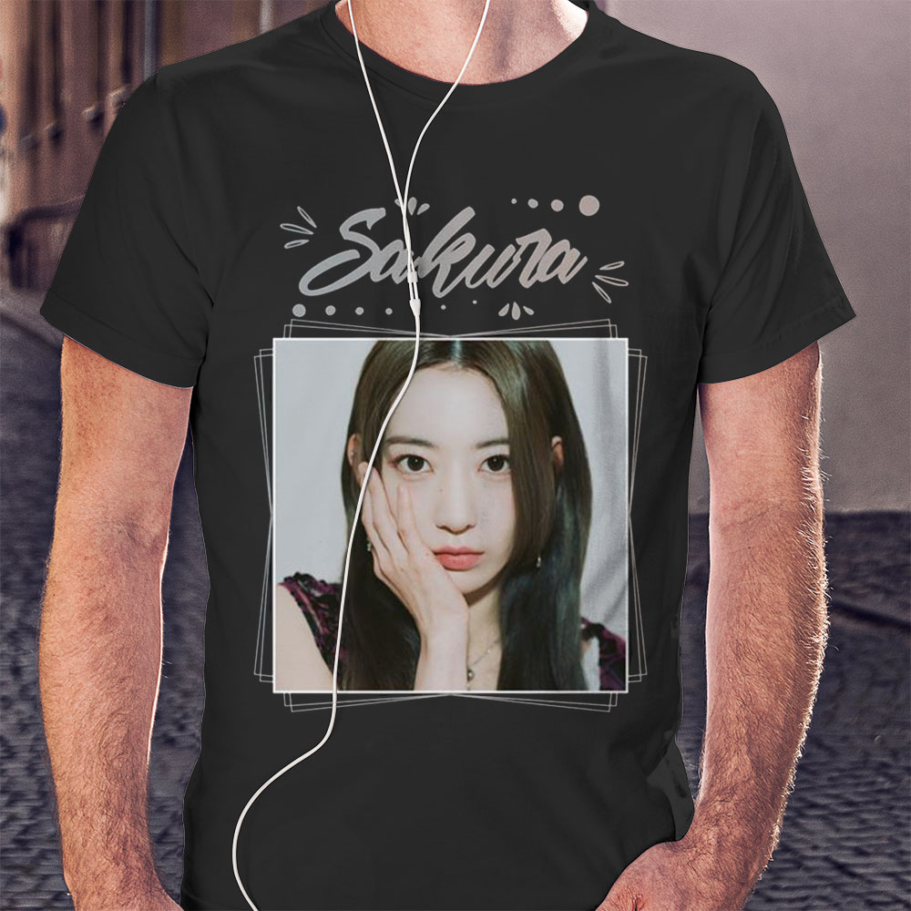 Sakura Le Sserafim Member Kpop Group Shirt