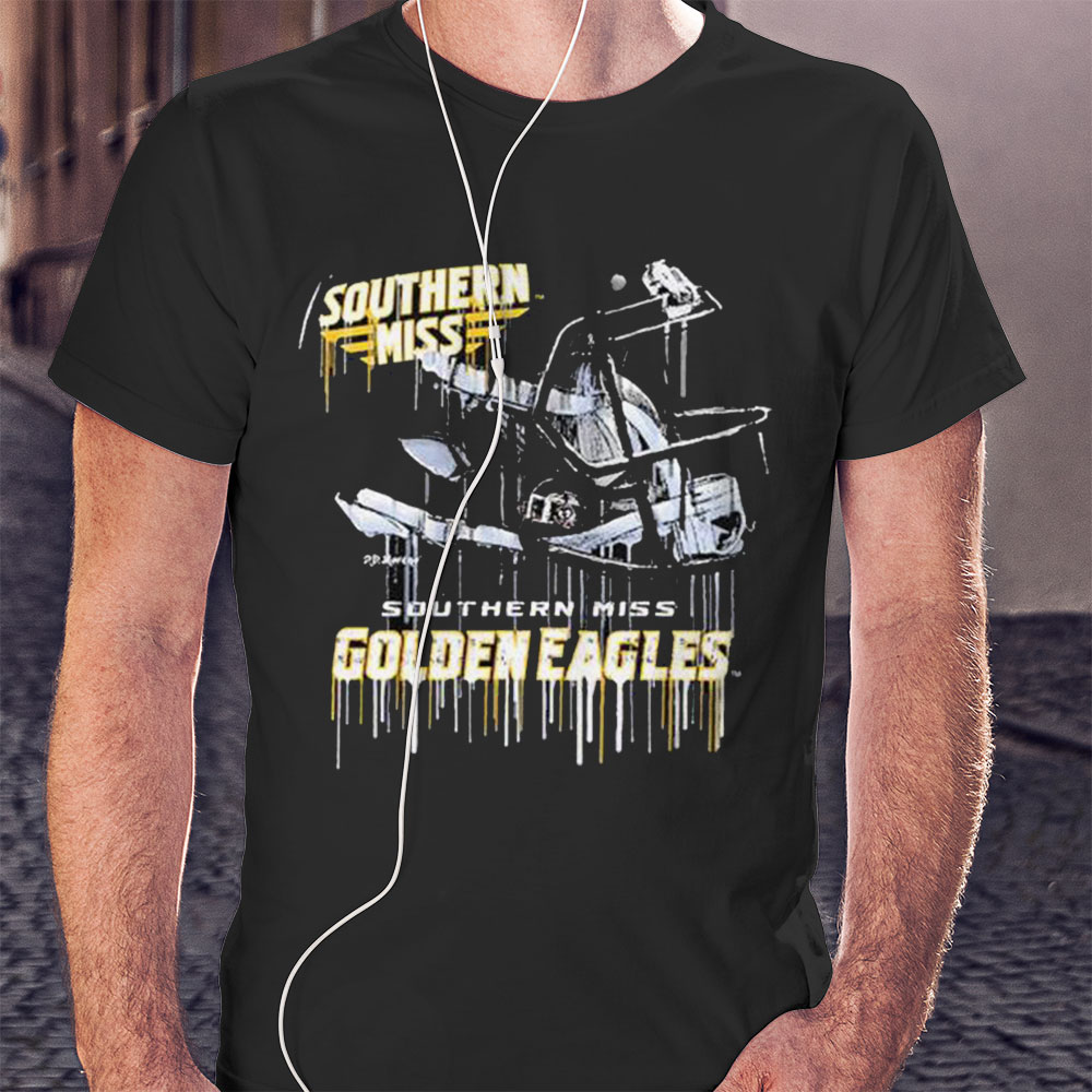 Southern Miss Golden Eagles Vintage Helmet Football Shirt Sweatshirt