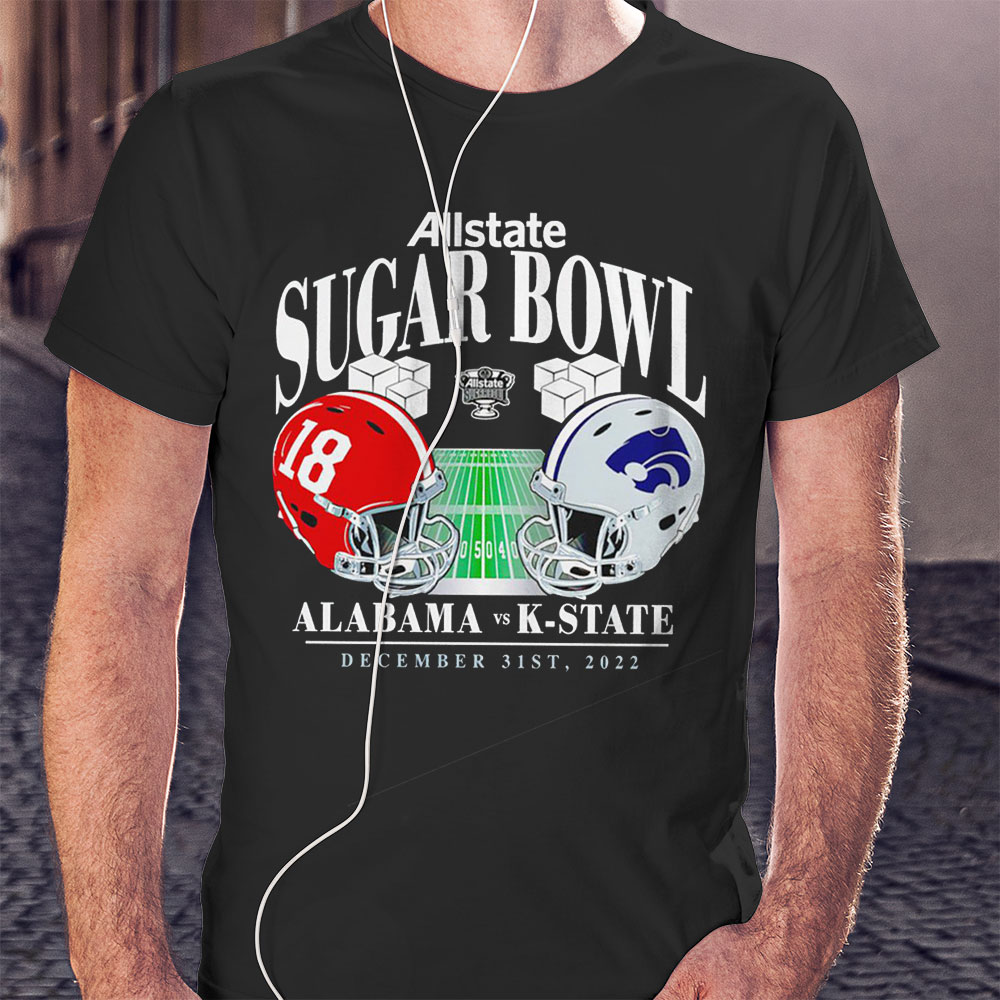 Sugar Bowl 2022 Matchup Old School Alabama Crimson Tide Vs Kansas State Wildcats Shirt