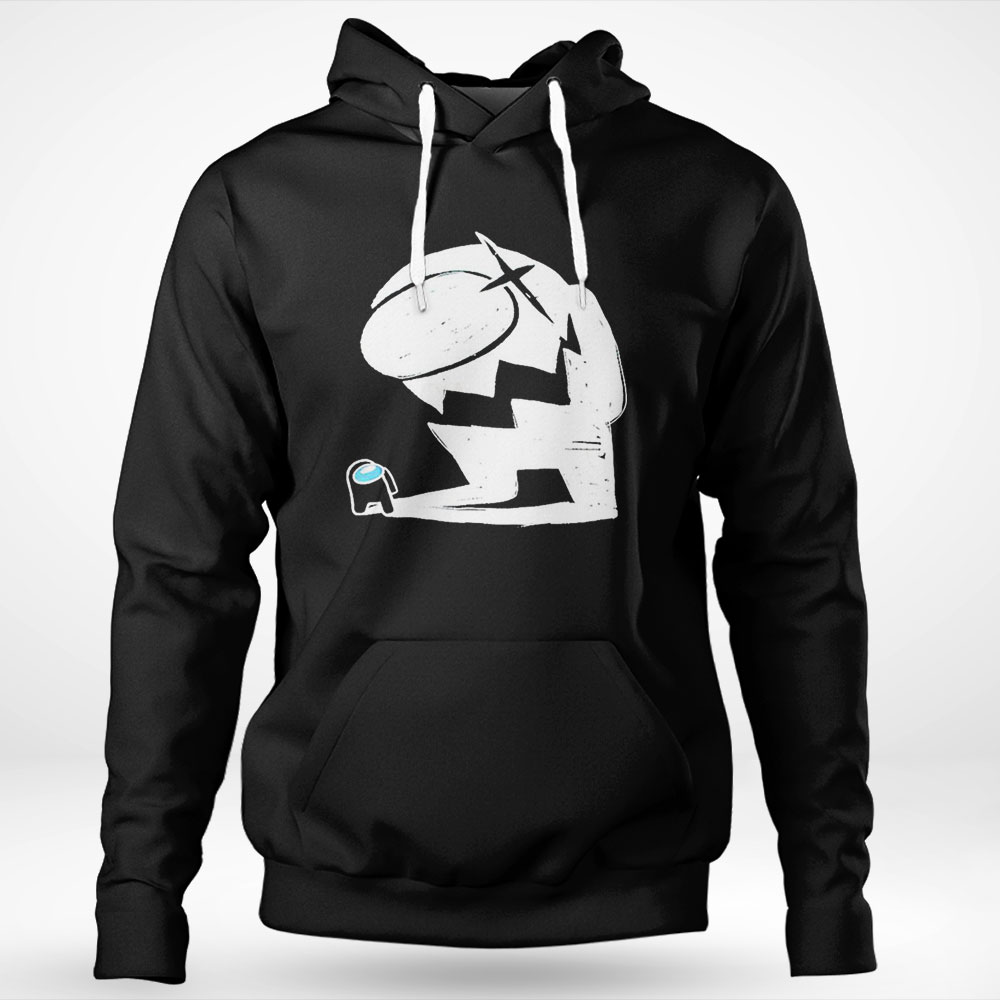 Among Us Impostor Red Shadow Adult Shirt Hoodie