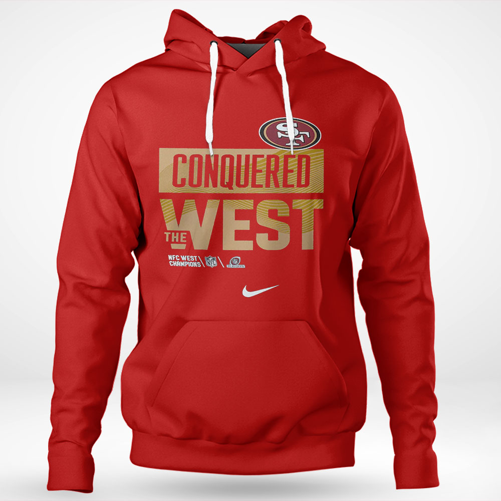 Conquered West San Francisco 49ers 2022 Nfc West Division Champions Shirt Hoodie