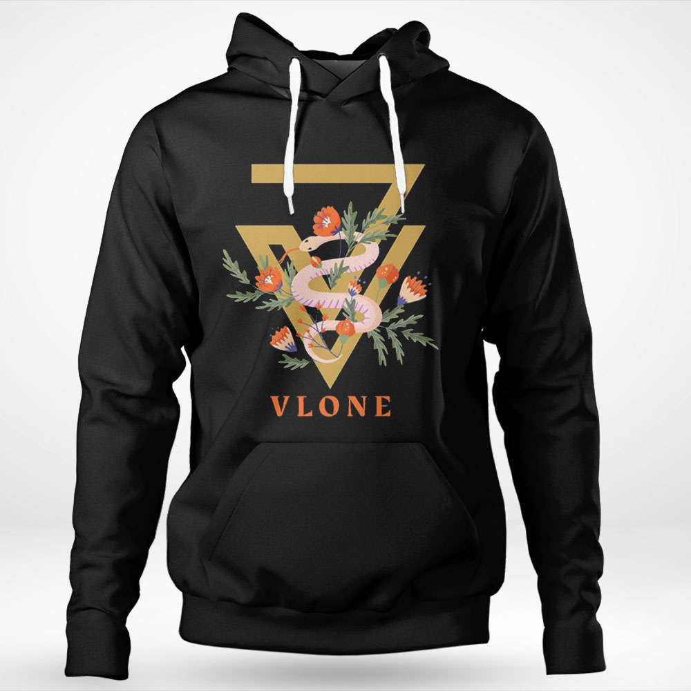 Flowers And Snake Vlone Shirt Hoodie