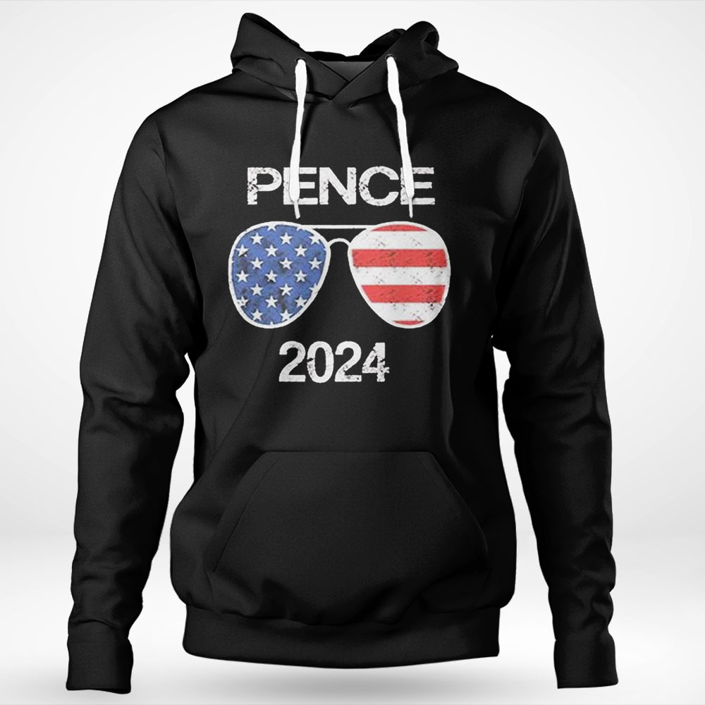Mike Pence 2024 Vintage President Distressed Usa Flag Sunglasses Shirt Hoodie