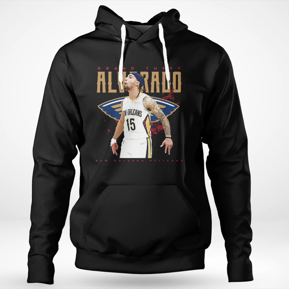 New Orleans Pelicans Jose Alvarado Grand Theft Alvarado Signature Shirt Hoodie