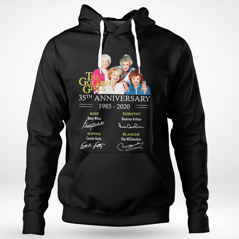 Pink Rose Bea Arthur Cool Golden Girls Signatures Shirt Hoodie