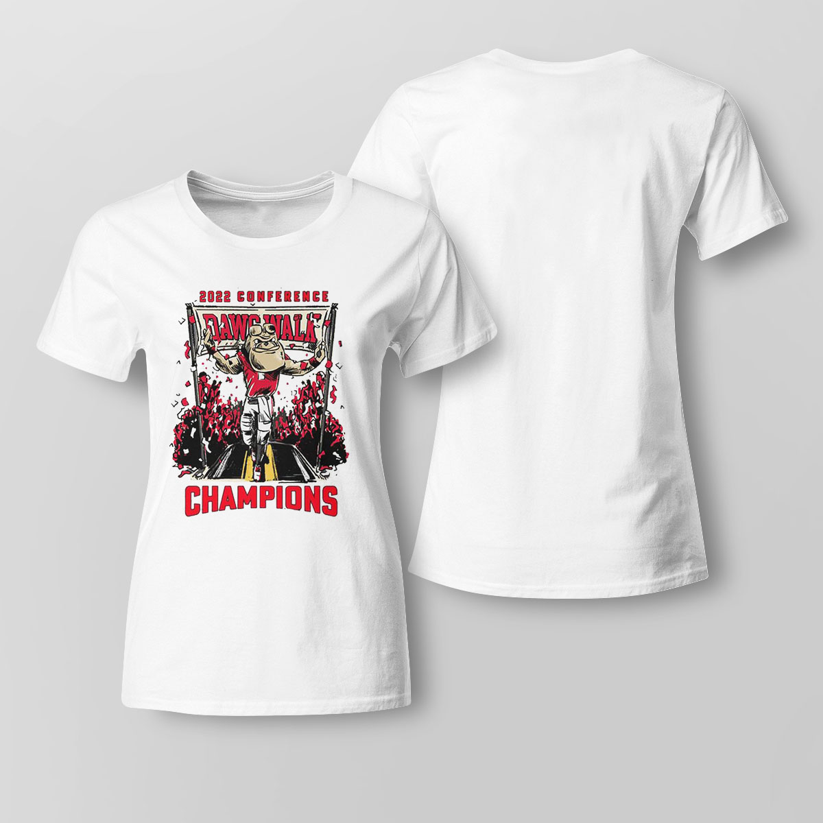 Dawg Walk Georgia Bulldogs 2022 Sec Champions Shirt Hoodie