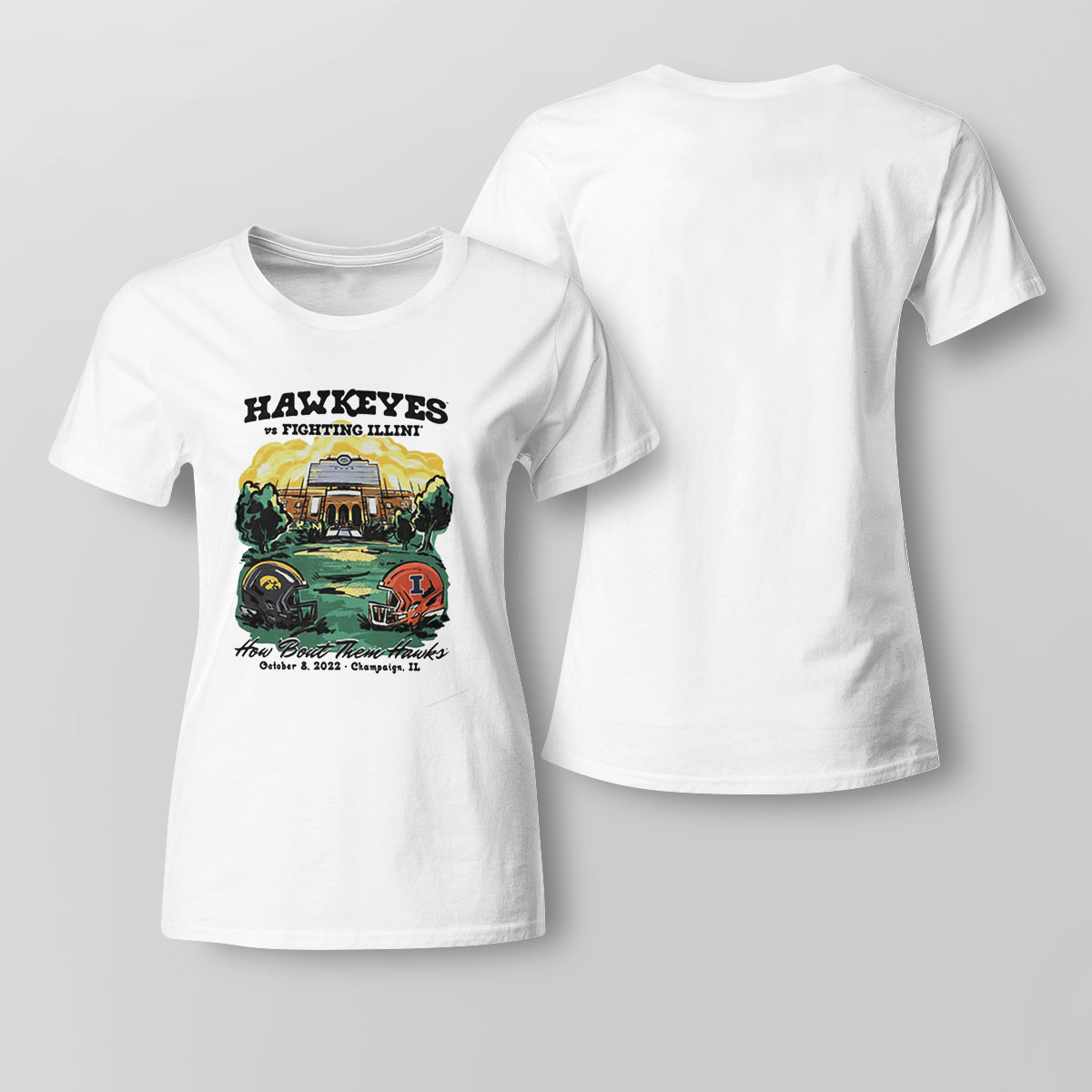 Iowa Hawkeyes Vs Illinois Fighting Illini Game Day 2022 Shirt Hoodie