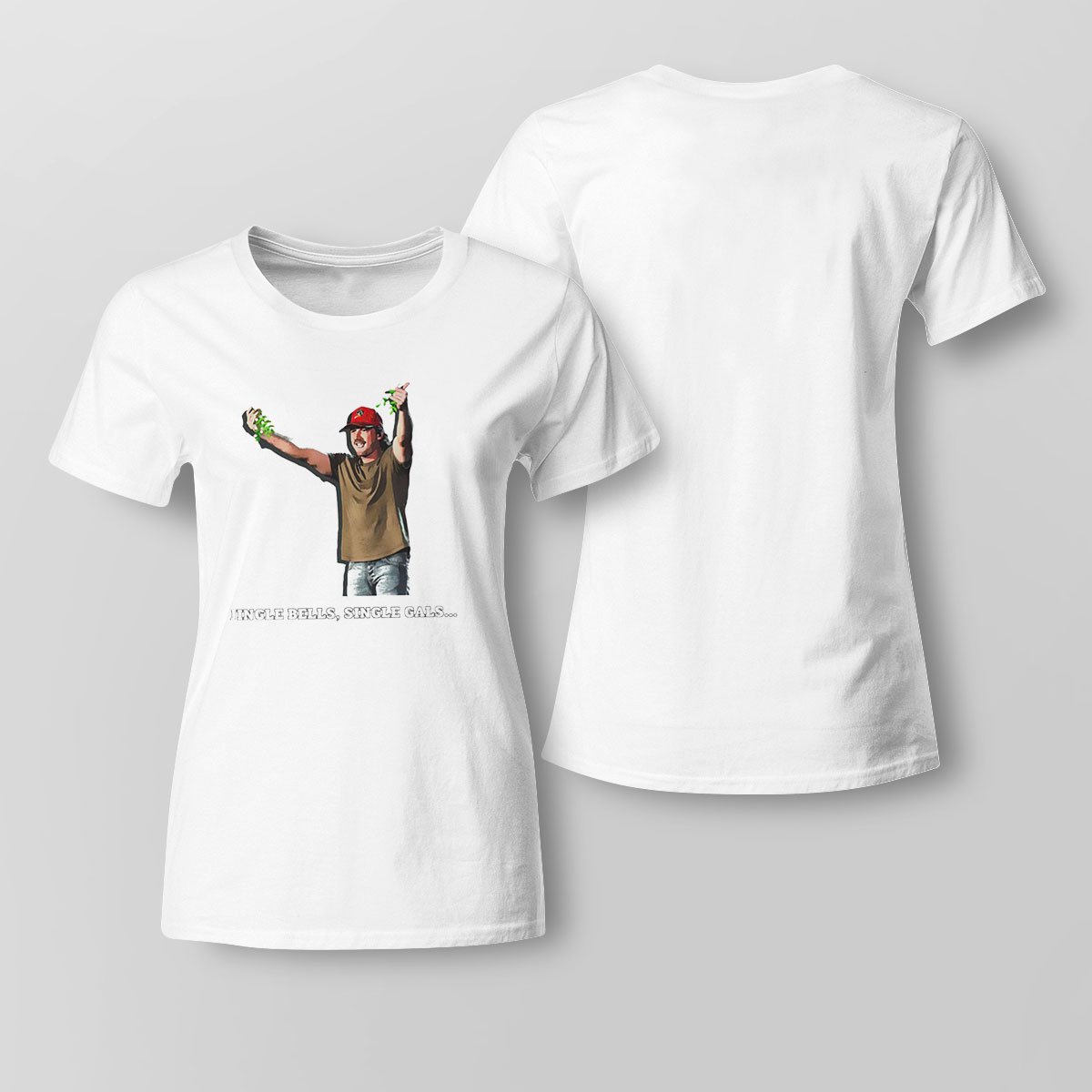 Jingle Bells Single Gals Christmas Shirt