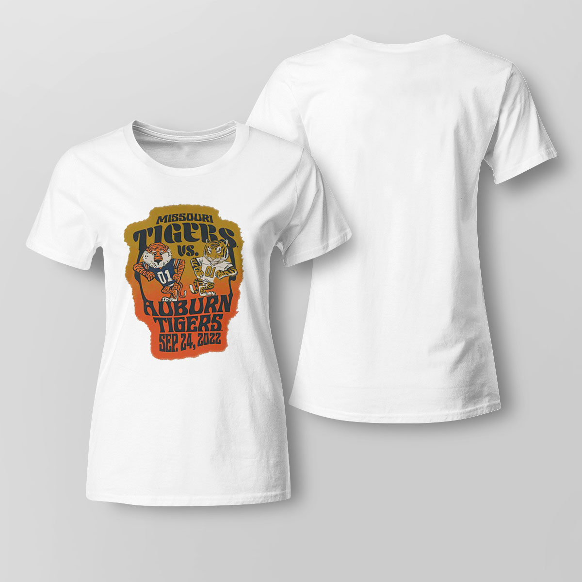 Missouri Tigers Vs Auburn Tigers Game Day 2022 Shirt Hoodie