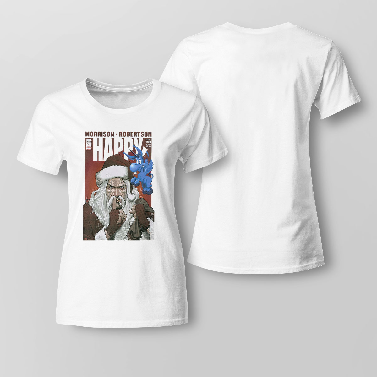 Scary Santa In Happy Series For Christmas Nick Sax Shirt Hoodie