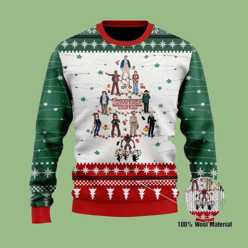 Stranger Things Ugly Christmas Sweater