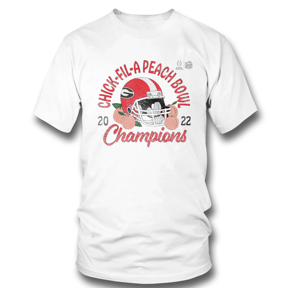 Georgia Bulldogs College Football Playoff 2022 Peach Bowl Champions Favorite Cheer Shirt