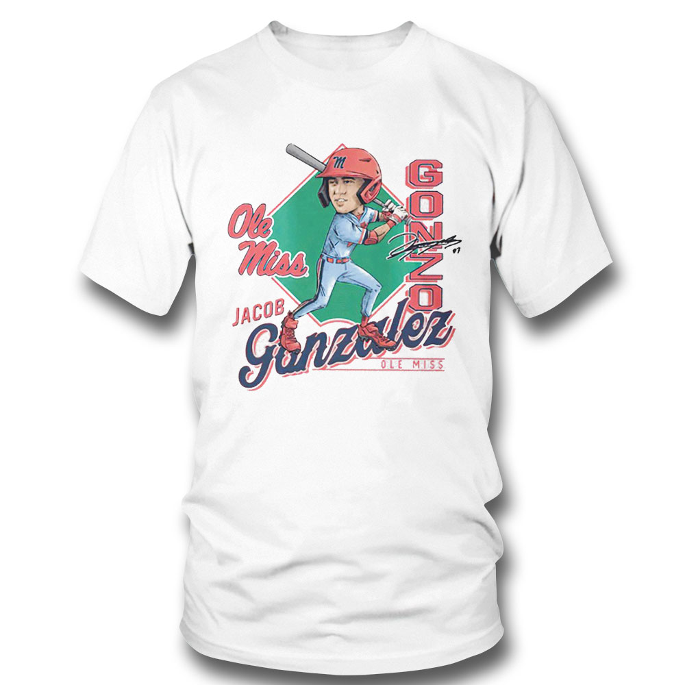 Jacob Gonzalez Caricature Ole Miss Rebels Shirt