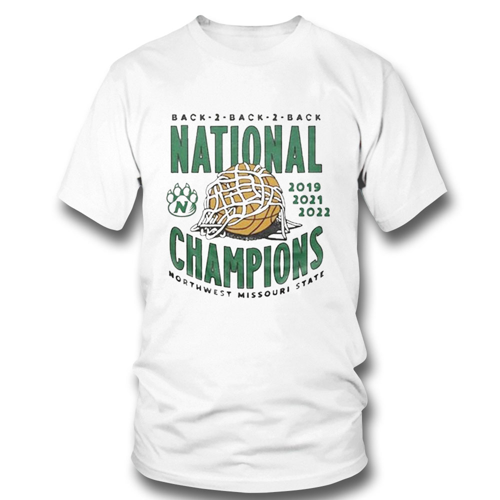 Nw Missouri State Bearcats Back To Back To Back National Champions Shirt Hoodie