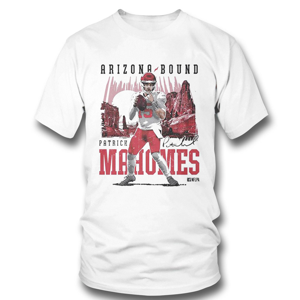 Patrick Mahomes Kansas City Chiefs Arizona Bound Signatures Shirt Longsleeve