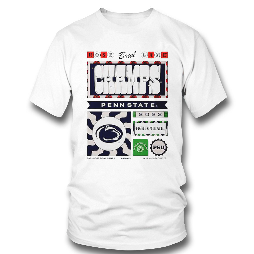 Penn State Nittany Lions Nike 2023 Rose Bowl Champions Shirt