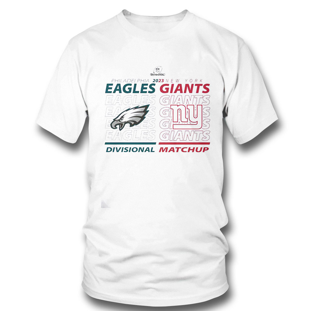 Philadelphia Eagles Vs New York Giants 2022 2023 Nfc Divisional Matchup Shirt