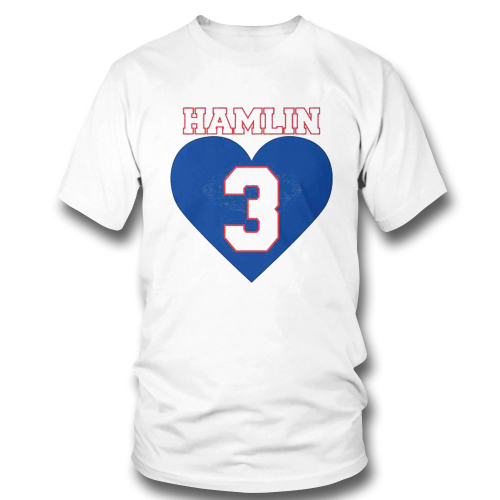 Praying For Damar Hamlin Heart Love 3 Shirt