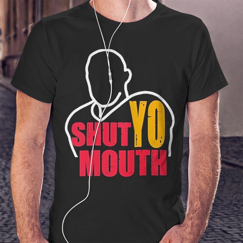 Awesome Travis Kelce Shut Yo Mouth 2023 Shirt Hoodie