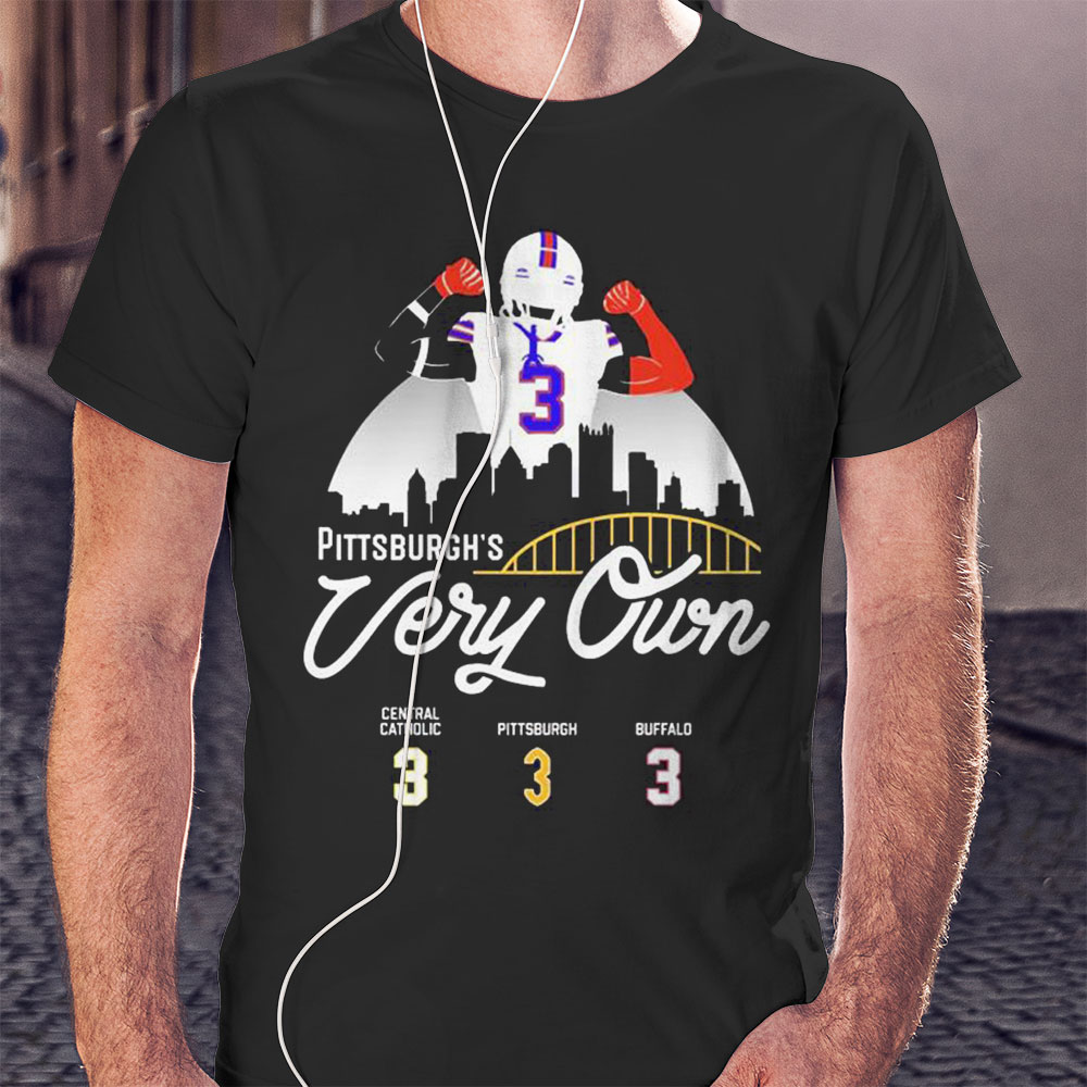 Damar Hamlin Pittsburghs Very Own Love For 3 Shirt Longsleeve