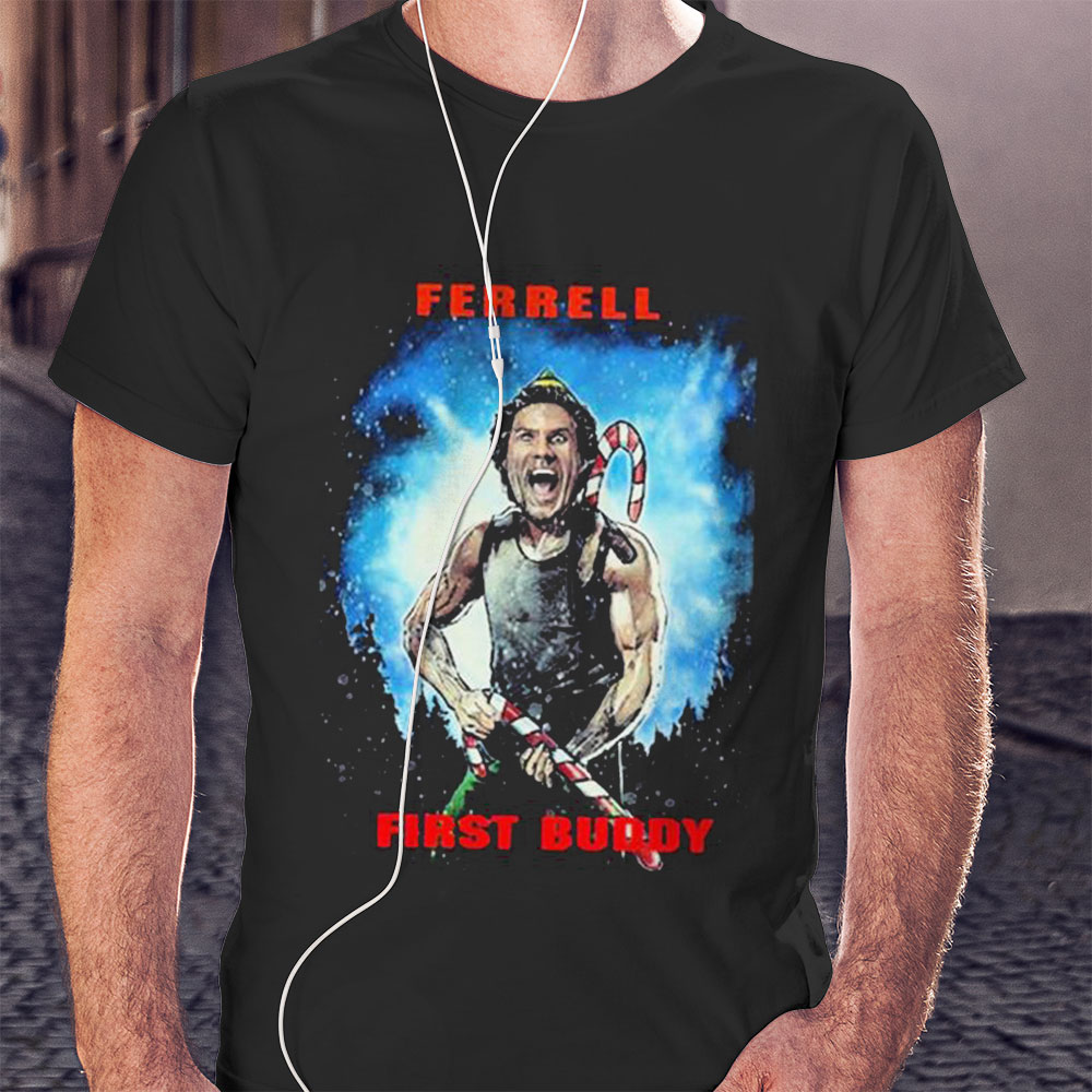 Elf First Buddy Ferrell Candy Cane First Blood Shirt Hoodie
