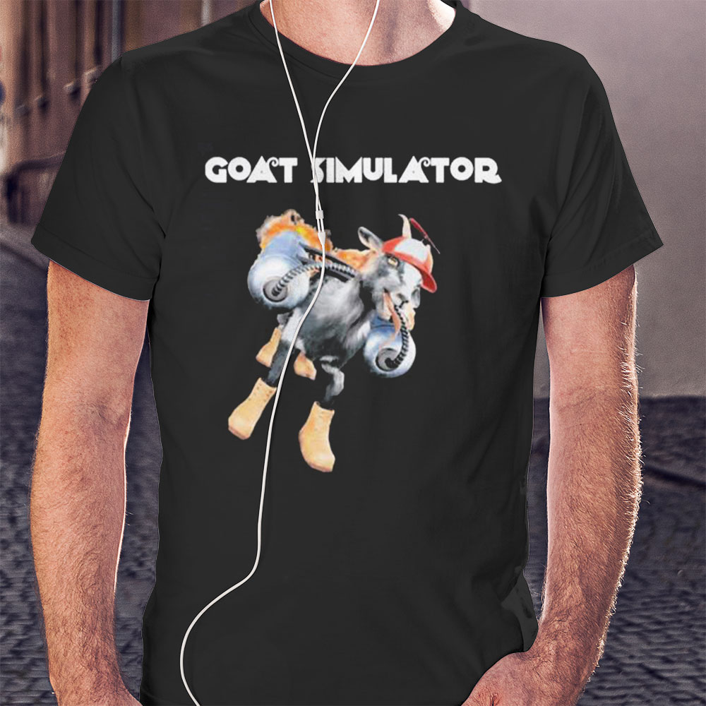 Goat Simulator Meme Firefighter Shirt