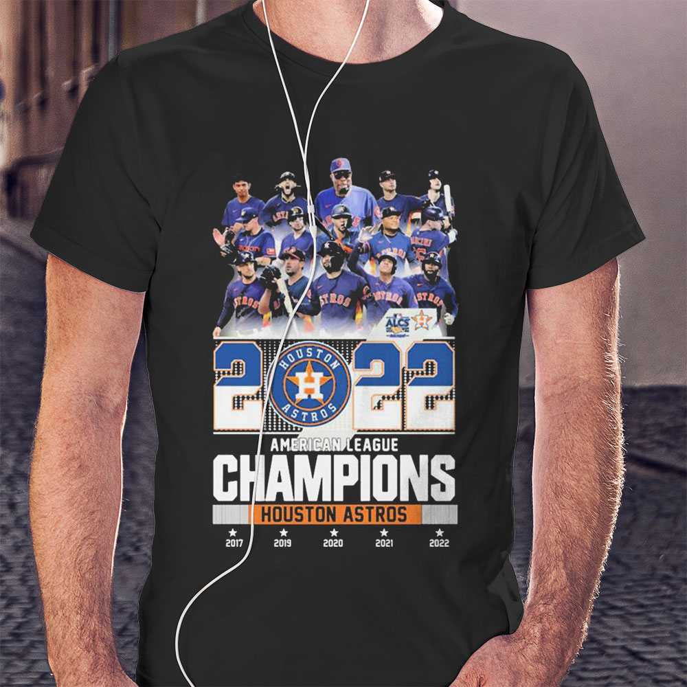 Houston Astros Team 2022 American League Champions Shirt