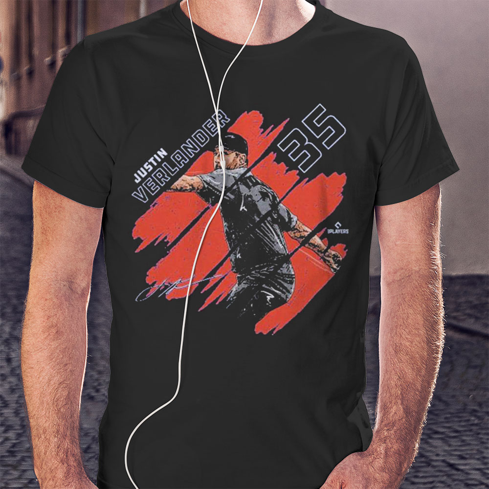 Justin Verlander New York Mets Stripes Signature Shirt