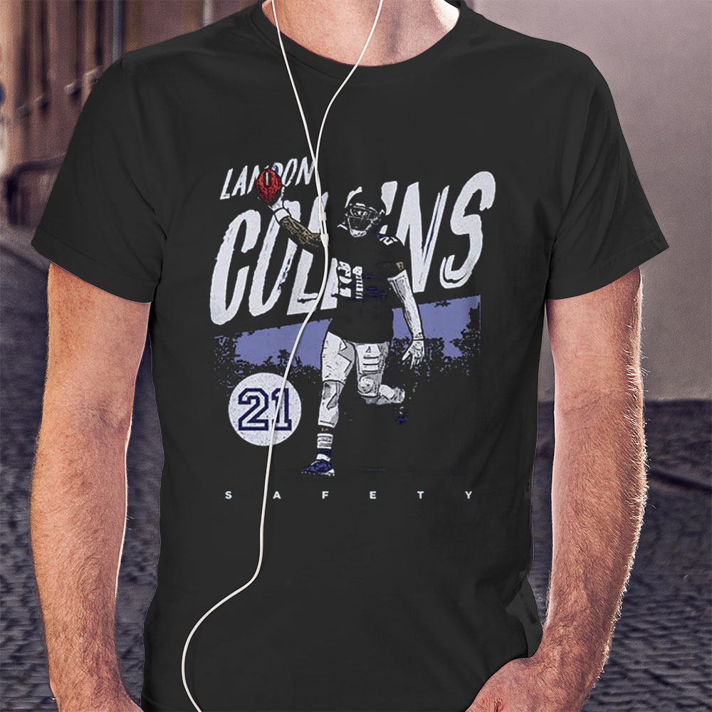 Landon Collins New York Giants Grunge Shirt Longsleeve