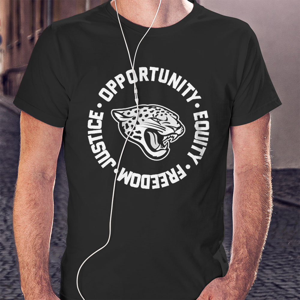 Opportunity Equity Freedom Justice Jacksonville Football Shirt Longsleeve